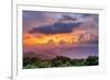 Mountaintop Observatory at Night on Brasstown Bald in Georgia, Usa.-SeanPavonePhoto-Framed Photographic Print