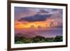 Mountaintop Observatory at Night on Brasstown Bald in Georgia, Usa.-SeanPavonePhoto-Framed Photographic Print