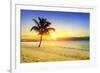 Sunset on the Beach-vent du sud-Framed Photographic Print