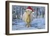 Scottish Highland Cow in Snowy Scene-null-Framed Photographic Print