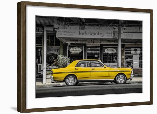 Vintage Retro American Car-David Challinor-Framed Photographic Print