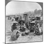 Caravan En Route for China Camping at Bhamo, Burma, 1908-null-Mounted Photographic Print