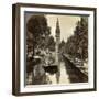 Canal, Amsterdam, Netherlands-Underwood & Underwood-Framed Photographic Print