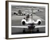 Airplanes Waiting to Take Off from Laguardia Airport, Carrying Travelers for Thanksgiving Holiday-null-Framed Photographic Print