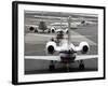 Airplanes Waiting to Take Off from Laguardia Airport, Carrying Travelers for Thanksgiving Holiday-null-Framed Photographic Print