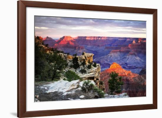 Mather Point Sunset III-Alan Hausenflock-Framed Photographic Print