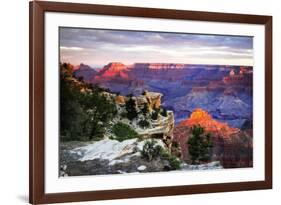 Mather Point Sunset III-Alan Hausenflock-Framed Photographic Print