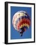 Colorful Hot Air Balloon in Sky, Albuquerque, New Mexico, USA-null-Framed Photographic Print