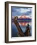 Mount Moran at Jackson Lake from Jackson Lake Dam in Grand Teton National Park, Wyoming-Melissa Southern-Framed Photographic Print