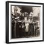 Spaghetti Vendor, C1908-null-Framed Photographic Print