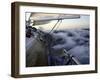 Sailboat in Rough Water, Ticonderoga Race-Michael Brown-Framed Photographic Print