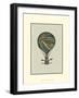 Vintage Ballooning IV-null-Framed Art Print