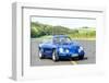 Michelstadt, Hesse, Germany, Renault Alpine a 110 Sx, Blue-Bernd Wittelsbach-Framed Photographic Print