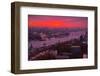 Evening Mood in the Hamburg Harbour-Thomas Ebelt-Framed Photographic Print