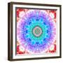 Mandala Ornament of Flowers, Composing-Alaya Gadeh-Framed Photographic Print