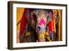 Painted Elephant, Amer Fort, Jaipur, Rajasthan, India, Asia-Laura Grier-Framed Photographic Print