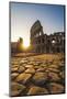 Rome, Lazio, Italy. Colosseum at Summer Sunrise.-Marco Bottigelli-Mounted Photographic Print