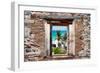 ?Viva Mexico! Window View - Caribbean Coastline in Tulum-Philippe Hugonnard-Framed Photographic Print