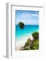 ?Viva Mexico! Collection - Caribbean Coastline in Tulum III-Philippe Hugonnard-Framed Photographic Print