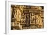 Erotic Sculptures of Khajuraho, Madhya Pradesh, India-Jagdeep Rajput-Framed Photographic Print