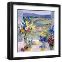 Tuscany Floral-Allayn Stevens-Framed Art Print