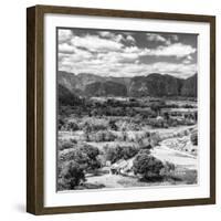 Cuba Fuerte Collection SQ BW - Vinales Valley II-Philippe Hugonnard-Framed Photographic Print