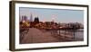 Broadway Pier Pano #113-Alan Blaustein-Framed Photographic Print