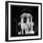 1930s-1940s Venice, Italy Doge's Palace View Through Archway to Staircase with Statues of Neptune-null-Framed Photographic Print