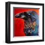 Glistening Raven-Melissa Symons-Framed Art Print