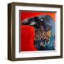 Glistening Raven-Melissa Symons-Framed Art Print