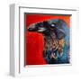 Glistening Raven-Melissa Symons-Framed Art Print