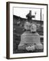 Gravestone in Bethlehem graveyard, Pennsylvania, 1935-Walker Evans-Framed Photographic Print