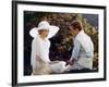 Gatsby le Magnifique THE GREAT GATSBY by Jack Clayton with Robert Redford and Mia Farrow, 1974 (pho-null-Framed Photo