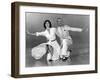 Tous en Scene THE BAND WAGON by VincenteMinnelli with Cyd Charisse and Fred Astaire, 1953 (b/w phot-null-Framed Photo