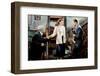 L' Homme Tranquille THE QUIET MAN by JohnFord with Barry Fitzgerald, John Wayne and Maureen O'Hara,-null-Framed Photo