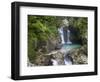 Waterfalls in the Sunik water grove, Lepenatal, Triglav national park, Julian Alps, Slovenia-Michael Jaeschke-Framed Photographic Print