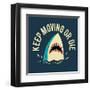 Keep Moving Or Die-Michael Buxton-Framed Art Print