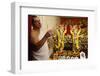 Arrathy celebration in an ISKCON temple, Sarcelles, Val d'Oise, France-Godong-Framed Photographic Print