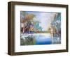 The Renmark Creek-Craig Trewin Penny-Framed Art Print