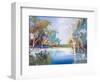 The Renmark Creek-Craig Trewin Penny-Framed Art Print