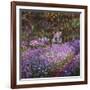 The Artist's Garden At Giverny, c.1900-Claude Monet-Framed Giclee Print