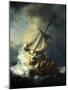 The Storm on the Sea of Galilee-Rembrandt van Rijn-Mounted Giclee Print