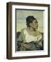 Jeune Orpheline au Cimetiere-Eugene Delacroix-Framed Premium Giclee Print