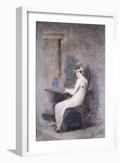 Woman Reading-Thomas Cowperthwait Eakins-Framed Giclee Print