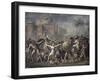 Les Sabines Arretant Le Combat-Jacques-Louis David-Framed Giclee Print