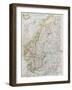 Scandinavia Political Map With Iceland Insert Map-marzolino-Framed Art Print