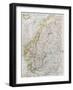 Scandinavia Political Map With Iceland Insert Map-marzolino-Framed Art Print