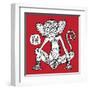 Chinese Zodiac. Animal Astrological Sign. Monkey.-Katyau-Framed Art Print