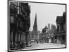 Chesterfield, Derbyshire, England with the Crooked Spire Dominating the Skyline-null-Mounted Photographic Print