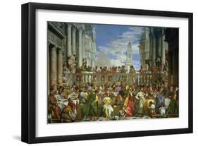 The Marriage Feast at Cana, circa 1562-Paolo Veronese-Framed Giclee Print